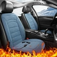 thumbnail image 1 of 12V Car Heated Seat Cushion,Universal Winter Car Seat Warmer,45-55℃ Constant Temperature Heating Pad,Fast Heating Easy Install Seat Cover,For Cars,SUVs,Trucks,Cold Weather Driving Warmth, 1 of 6