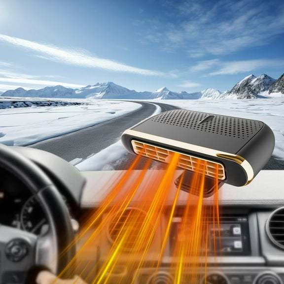 12V Car Heater And Defroster, Portable Vehicle Heating Fan With Fast Demisting, Plug-In Car Warmer With Adjustable Air Direction