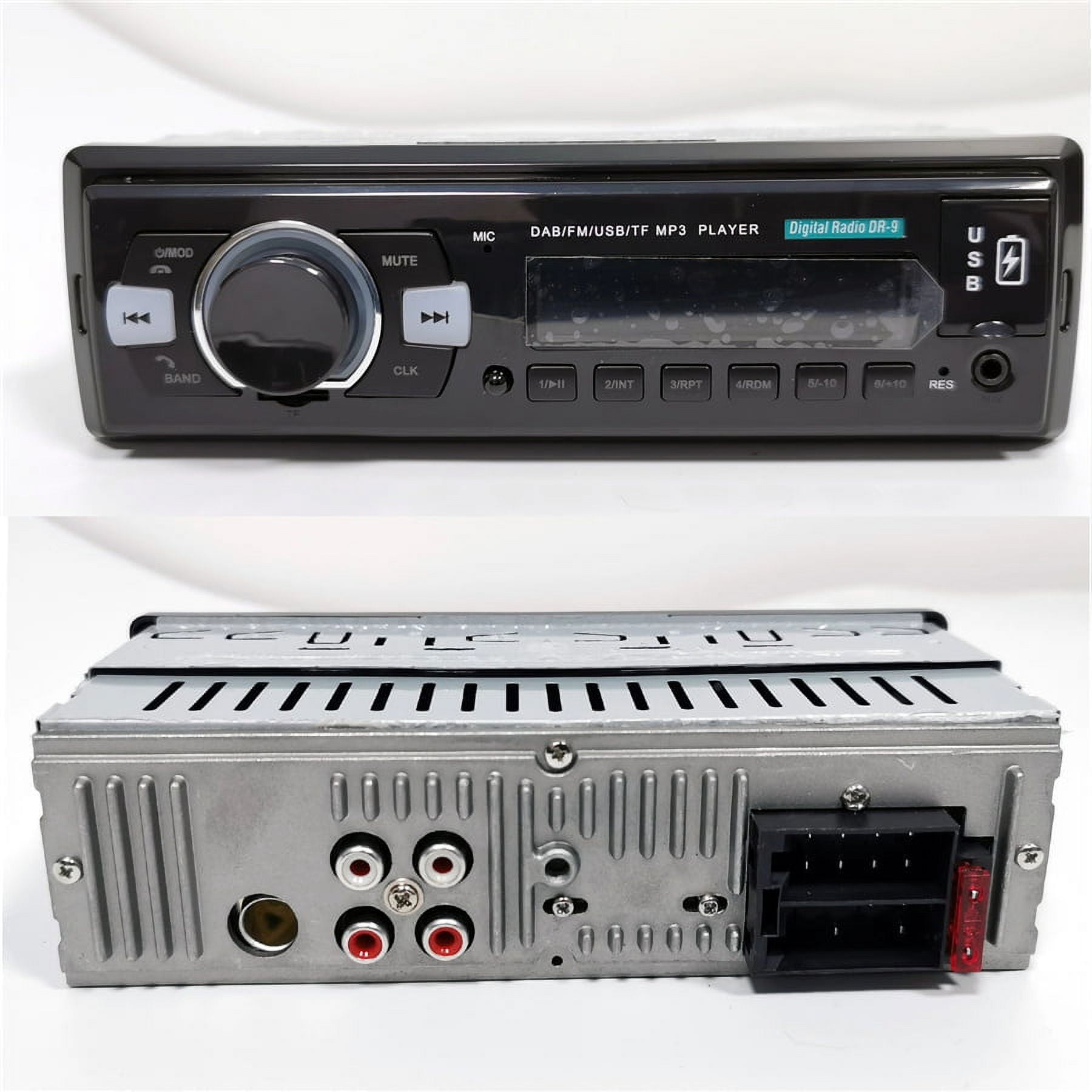 12V Car Radio 1 Din Kit Stereo Audio MP3 Player Support USB TF