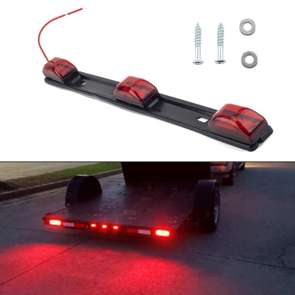 12V Car Taillights LED Bar Red Brake Signal Light Roof Ceiling Side Marker Lamps