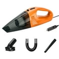 thumbnail image 1 of 12V Car Vacuum Cleaner with Strong Suction Portable Handheld for Home and Auto Cleaning Includes Brush Nozzle Hose 3.5M Cord ABS Material Less Than 70dB, 1 of 7