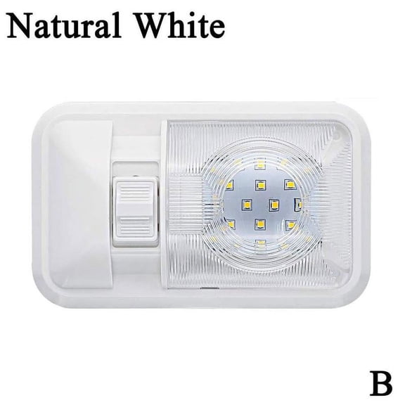 12V Ceiling Light Car RV Van Trailer Boat Cargo Camper Lamp K0E8 C5T8 F0L7 A8V4 Interior V1W2 J5J7