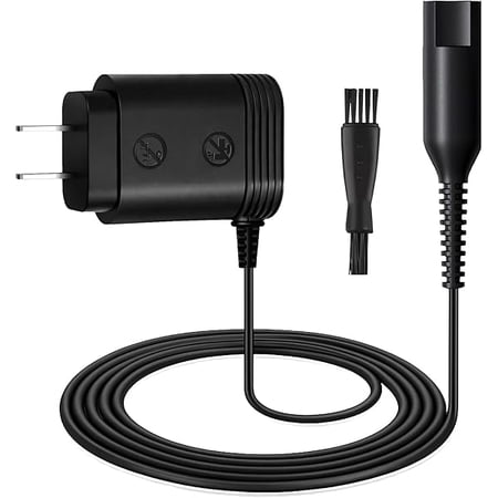 12V Charger Compatible with Braun Series 7 3 9 5 8 6 1 Shavers, Power Cord Replacement for S1 S3 S5 S6 S7 S8 S9 Electric Razor, 12V 400mA US Plug Wall Adapter + Cleaning Brush