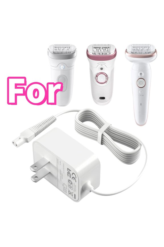 12V Charger Compatible with Epilator Silk-epil 9 7 5 Women Shaver Power Supply