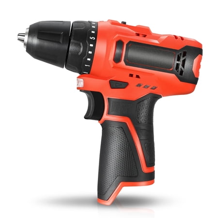 DNA Motoring WMT-TOOLS-00158 Cordless Electric 12V Drill Driver, Keyless Chuck, 20+1 Torque