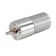 12V DC 100 RPM Gear Motor High Torque Reduction Gearbox Centric Output D Shaft