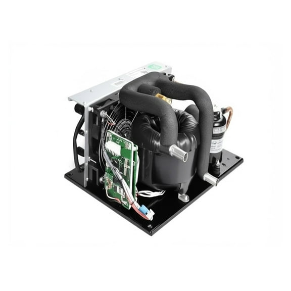 12V DC 130W Coaxial Liquid Chiller DV1910E - C with R134A, Compact for Liquid Cycling ,Stable Output