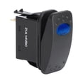 thumbnail image 1 of 12V DC 20A 3-Pin SPST LED On/Off Rocker Switch Kit - BLUE, 1 of 4
