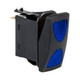 thumbnail image 1 of 12V DC 20A 4-Pin LED ON-OFF-ON SPDT Rocker Switch - BLUE, 1 of 4