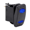 thumbnail image 1 of 12V DC 20A 4-Pin LED ON-(ON) SPDT Rocker Switch - BLUE, 1 of 4