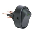 thumbnail image 1 of 12V DC 30A 3-Pin SPST LED On/Off Rocker Switch - GREEN, 1 of 4