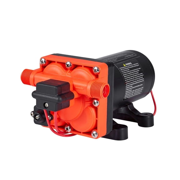 12V DC 6 GPM 22.7 Lmin 70 PSI Automatic Pressure Switch Self Priming Diaphragm Water Pump for RV Caravan Marine Yacht Car Washing