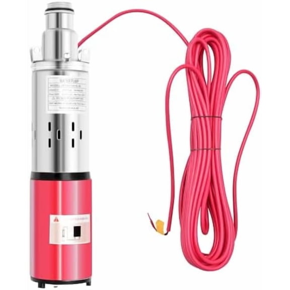 12V DC Deep Well Submersible Pump, 180W Portable Stainless Steel Water Pump with 65ft Head & All-Copper Motor, Low Noise for Irrigation, Farm, Home, Industrial Use$$Tools & Hardware Other
