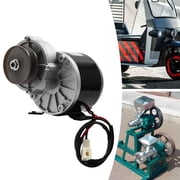 12V DC Gear Reduction Motor 250W, Brushed Electric Motor with Belt Pulley, 2750 RPM Adjustable Speed 0-300 RPM, for Scooter E-Bike Small Machinery MY1016Z