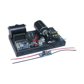 12V DC Generator & Base Kit for SEMTO ST-NF2 Engine Models, Mini Alternator with Voltmeter & Belt Drive, DIY Educational Science Project