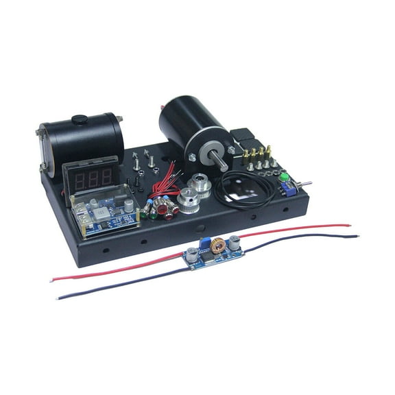 12V DC Generator & Base Kit with Digital Voltmeter & Voltage Regulator for Inline Twin-Cylinder SEMTO ST-NF2 Engine Models