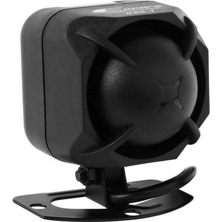 12V DC Loud 6 Tone Car Alarm Siren Security Alarm Siren Horn + Battery Back-up - Universal Siren, works with any alarm system!