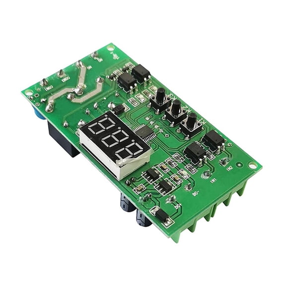 12V DC Motor Driver Board with Forward/Reverse Control, Low-Level Trigger, Programmable Delay and Timing Relay Module