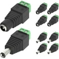 thumbnail image 1 of 12V DC Power Connector, 5.5mm x 2.1mm DC Power Plug, 5 Pcs Male and 5 Pcs Female DC Connectors for LED Strip, CCTV Security Camera, Outdoor Camera, 1 of 7