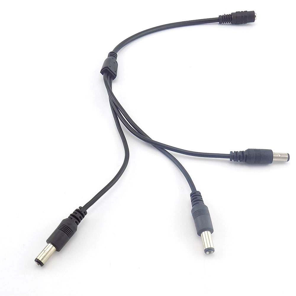 12V DC Power Supply 1 Female to way Splitter Plug extension Cable cord