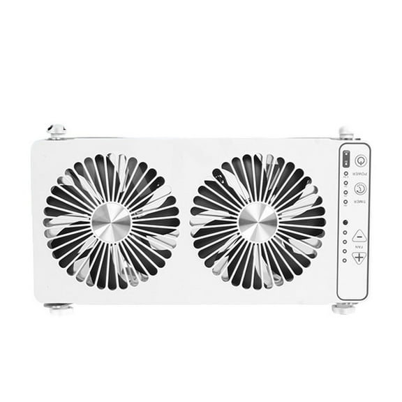 12V DC Rv Silent Roof Fan Portable Fan Removable Bed Car Mute Two-way Exhaust Fan Car Sunroof Row Radiator Cooling For Caravan ,Super Quiet & Efficient