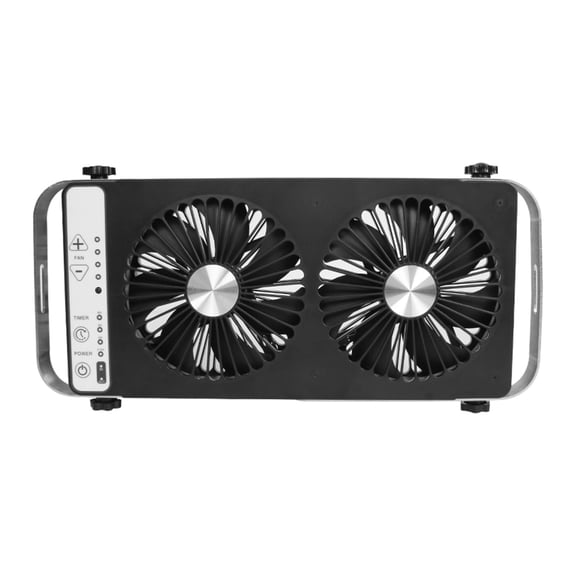 12V DC Rv Silent Roof Fan Portable Fan Removable Bed Car Mute Two-way Exhaust Fan Car Sunroof Row Radiator Cooling For Caravan ,Rust-Proof