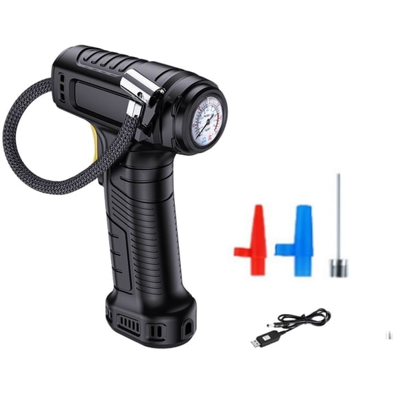 12V Digital Display Car Air Pump Wireless Usb Portable Tire Inflator With Led
