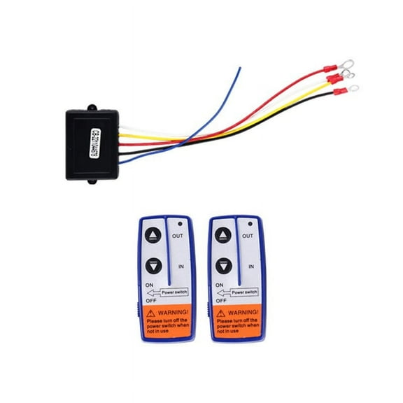 12V ELECTRIC WIRELESS WINCH REMOTE CONTROL HANDSET Heavy Duty For Truck ATV SUV