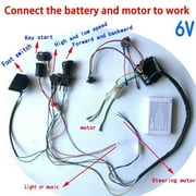 12V Electric Car DIY Wire And Switch Kit With 2.4G Wireless Remote Control For Childrens Ride-On Cars High Power RC Controller