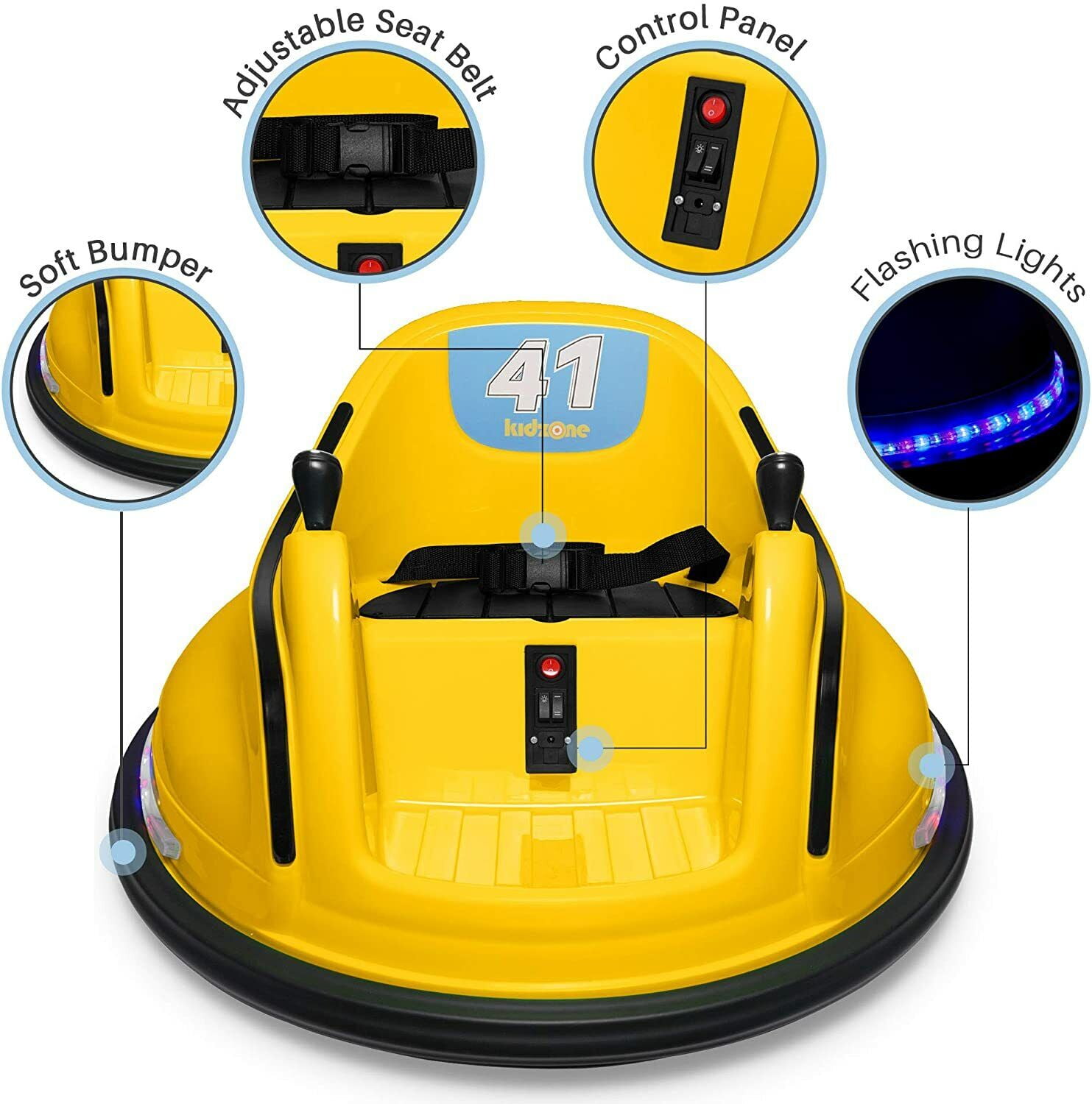 12V Electric Remote Control Bumper Car RideOn Toy for Kids New and