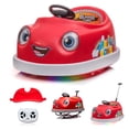 thumbnail image 1 of 12V Electric Ride on Kids Bumper Car w/Remote Control,360 Degree Spin,Push Rod Rocker Horse Function,3-Speeds Babies & Toddlers Bumping Car Ride on Toy Gift for 1-4 Years Children- Red, 1 of 8