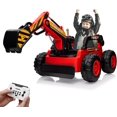 thumbnail image 1 of 12V Electric Ride-On Excavator Digger Truck for Kids, Features Remote Control, Electric Digging Arm, Large 12V 10Ah Battery, 4x75W Motors, LED Tail Lights, Music, and USB, Red, 1 of 6