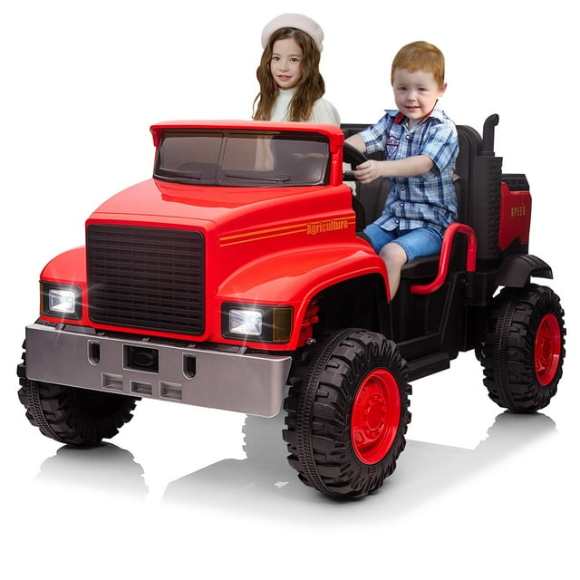 12V Electric RideOn Truck Car with Remote Control, 4WD, Electric Dump