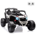thumbnail image 1 of 12V Electric Ride on UTV Car Off-Road Car Truck Car with Remote Control, Large Seat, EVA Tires, Spring Suspension, Ride on Toys for Kids, 1 of 7