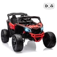 thumbnail image 1 of 12V Electric Ride on UTV Car Off-Road Car Truck Car with Remote Control, Large Seat, EVA Tires, Spring Suspension, Ride on Toys for Kids, 1 of 7