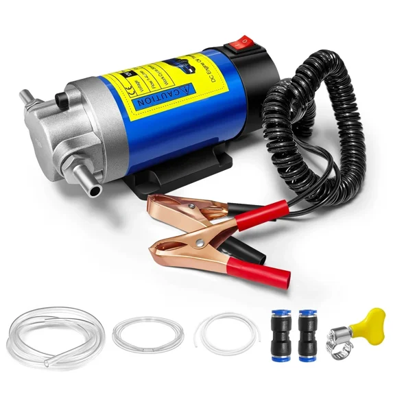 12V Electric Scavenge Suction Transfer Change Pump Motor Oil Extractor Pump 100W