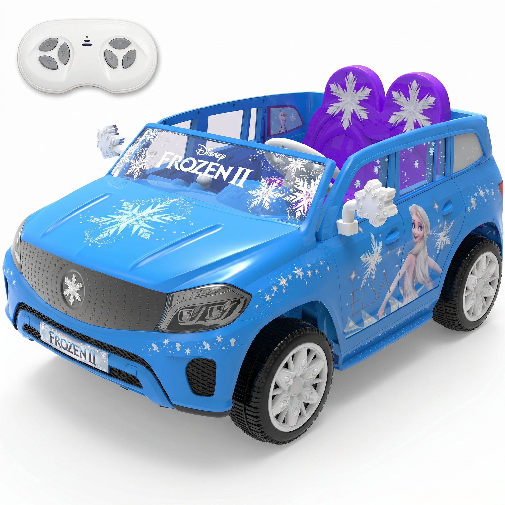 Disney Frozen 12V Battery Powered Ride-On with Remote Control for Ages 3-5
