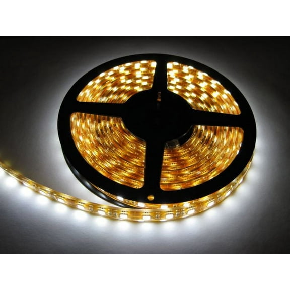 12V Flex Strip Super Bright WW 300 LED 5M Waterproof