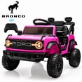 thumbnail image 1 of Conchico Licensed Ford Bronco Raptor 12V Kids Ride on Cars with Remote Control, Battery Powered Ride on Toys with All-Terrain Wheels, Toddler Electric Car with Music for Boys Girls 3-5, Pink, 1 of 9