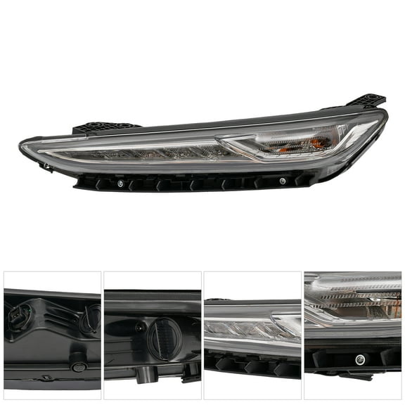 12V Front Left LED DRL Lamp Light Driver Left For 2018-2021 Hyundai Kona Left Daytime Running Light