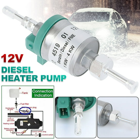 12V Fuel Metering Pump Diesel Dosing Pump Heater Fuel Pump Diesel Heater Pump Parking Heater Pump Fit for Eberspacher Airtronic 1KW-5KW