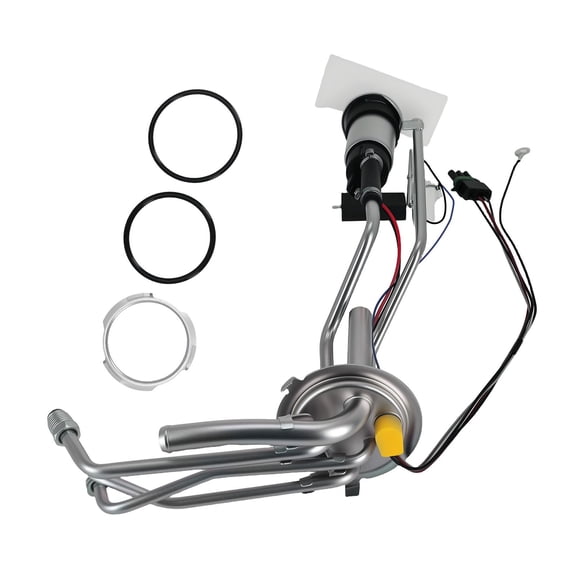12V Gasoline Fuel Pump Module Assembly with Fuel Level Sensor, fits Chevy K/C1500 K/C2500 K/C3500 V6 V8, Replaces P80000S, E3621S, HP10000, 19111396, Rear Fuel System Installation