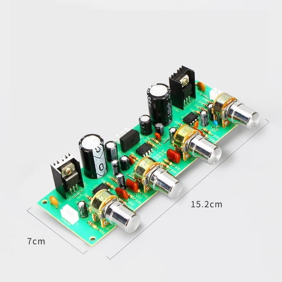12V HIFI Preamp Tone Bass Treble Volume Control Pre-Amplifier Board