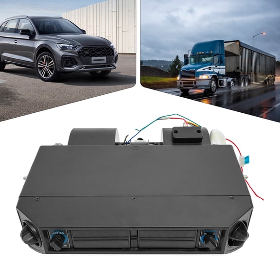 12V Heat & Cool 3 Speed Air Flow Universal Car Under Dash A/C Evaporator Kit