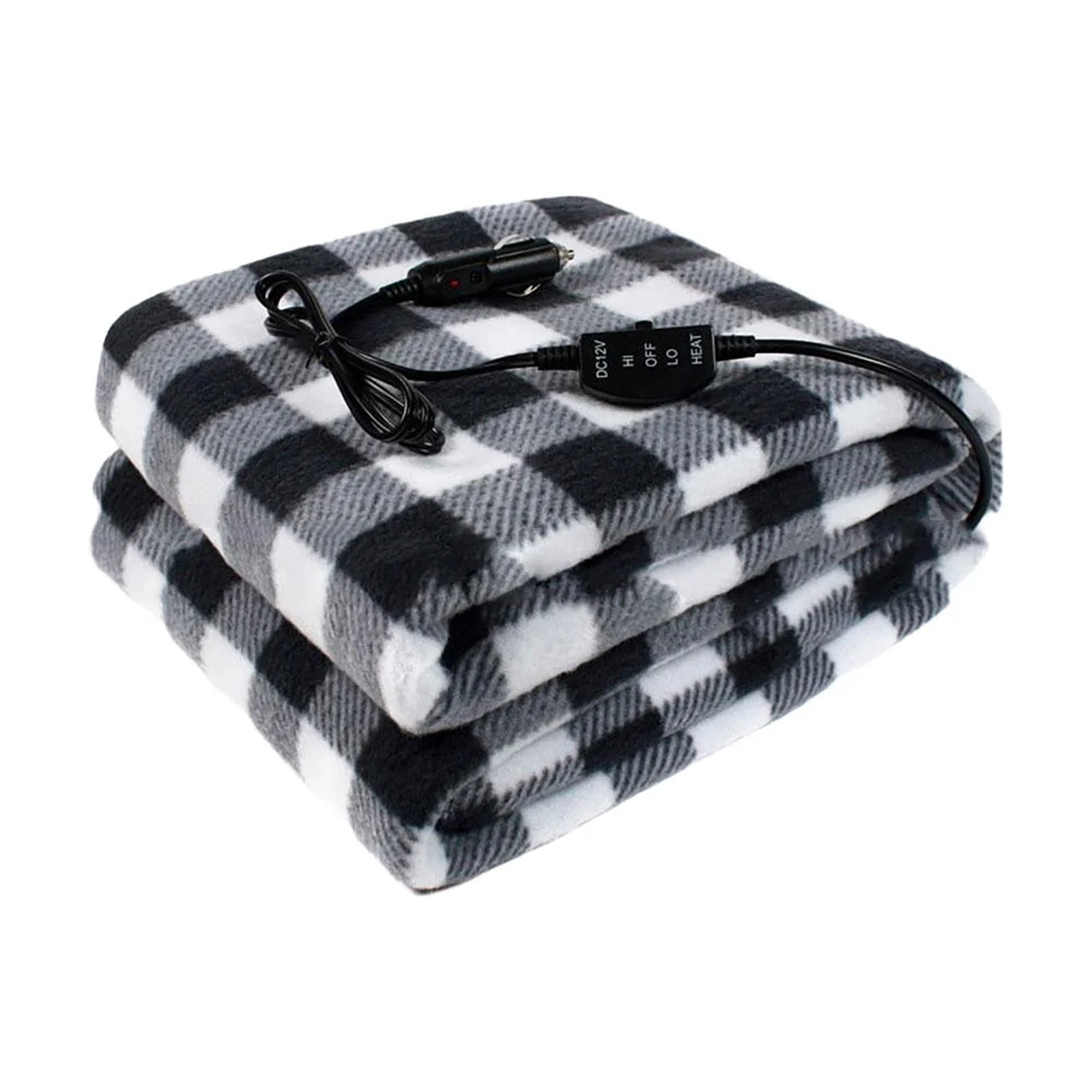 blankets that plug into cigarette lighter Sealy 12-Volt Heated Car Blanket with 2 Output USB Ports, 3 Heating Levels & 4 Hours Auto Off, Electric Blanket for Car Truck, SUV, RV or Camping, Machine Washable, 59" X Heated Automotive Blanket This soft 12 Amazingforless 12V Heated Car Blanket,