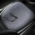 thumbnail image 1 of 12V Heated Car Seat Cushion, Portable Warming Pad for Back and Seat, Ventilated Cover for Cold Morning Winter Driving, Home and Office Comfort, 1 of 6