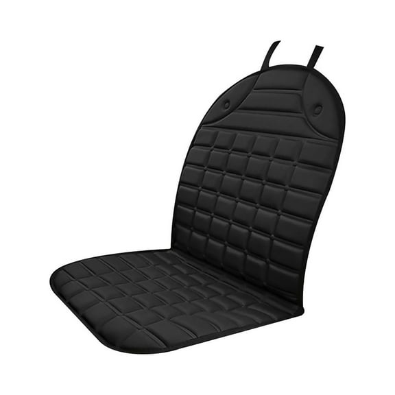 12V Heated Seat Cushion for Car & Truck - Universal Winter Car Seat Warmer Pad with Adjustable Temperature (Black) - Fits SUV, RV, Camping - 36.6 x 17.7in