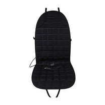 12V Heated Seat Cushion, Portable Heated Seat Cover, Smart-Temp Seat Warmer, Smart Thermostat Control with Car Plug & Elastic Straps for Office/Home Chairs
