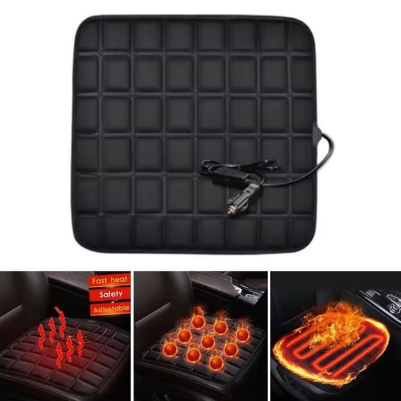 12V Heated Seat Pads Adjustable Car Cushion Electric Heating Universal