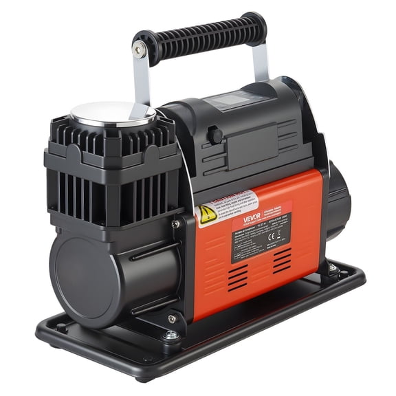 12V Heavy Duty Air Compressor Auto Stop Portable Tire Inflator with LCD Digital Display 7.14 CFM 150 PSI Offroad Air Pump with Adapters for Trucks Cars SUVs 4x4 Vehicles RVs